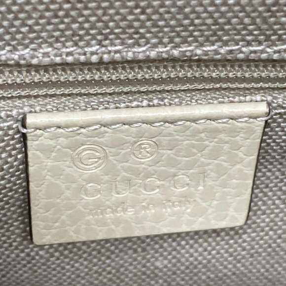 GUCCI Interlocking G Cream Leather - Shoulder Bag 884-080325 - Picture 13 of 14